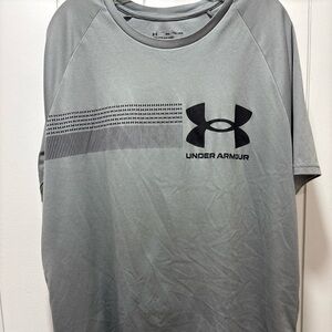 Under Armour Men's Short Sleeve Gray Tee